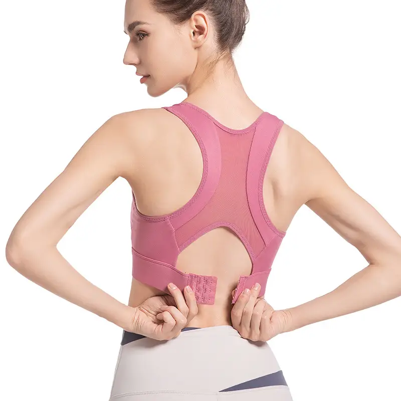 High-Intensity Quick-Dry Sports Bra for Women, Yoga Beauty Vest, Running Bra, Fitness Anti-Shock Anti-Sagging Gathering Bra