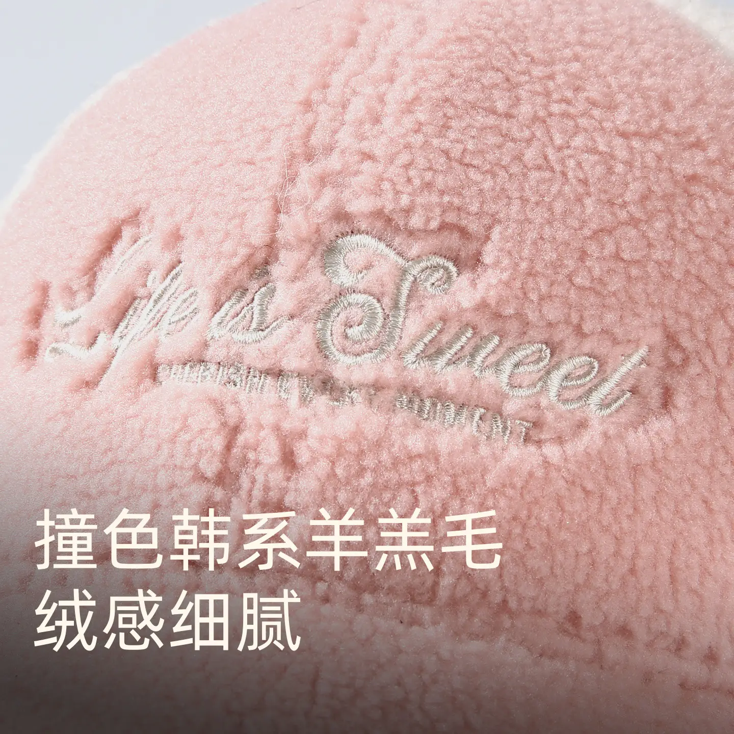 Lamb Wool Baseball Cap for Women Autumn Winter Face Slimming 8cm - Image 7