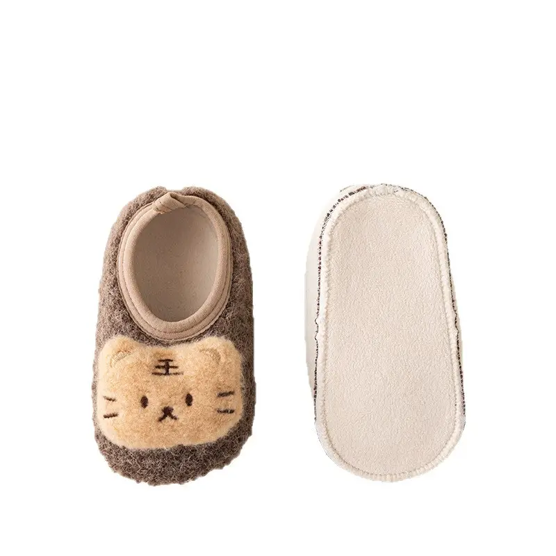 Cute Fleece Lined Toddler Socks & Shoes Set