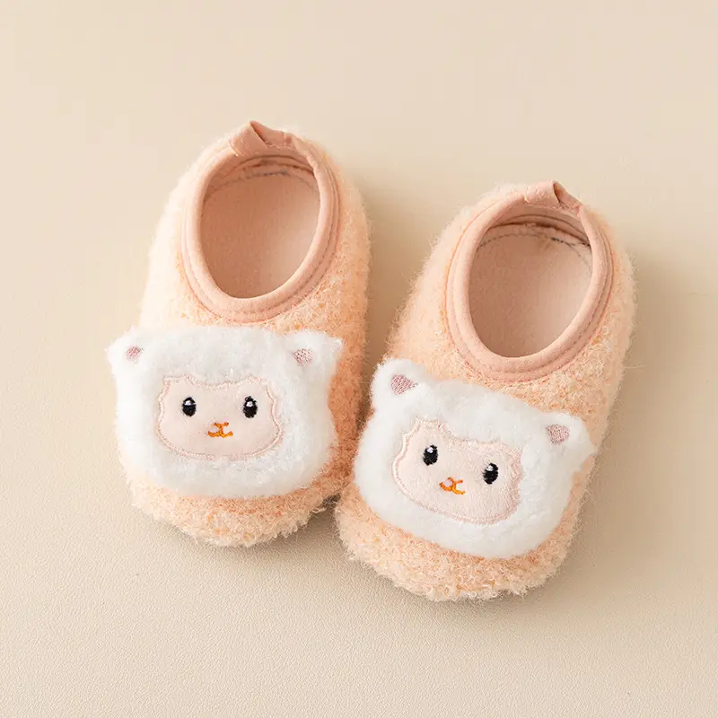 Cute Fleece Lined Toddler Socks & Shoes Set
