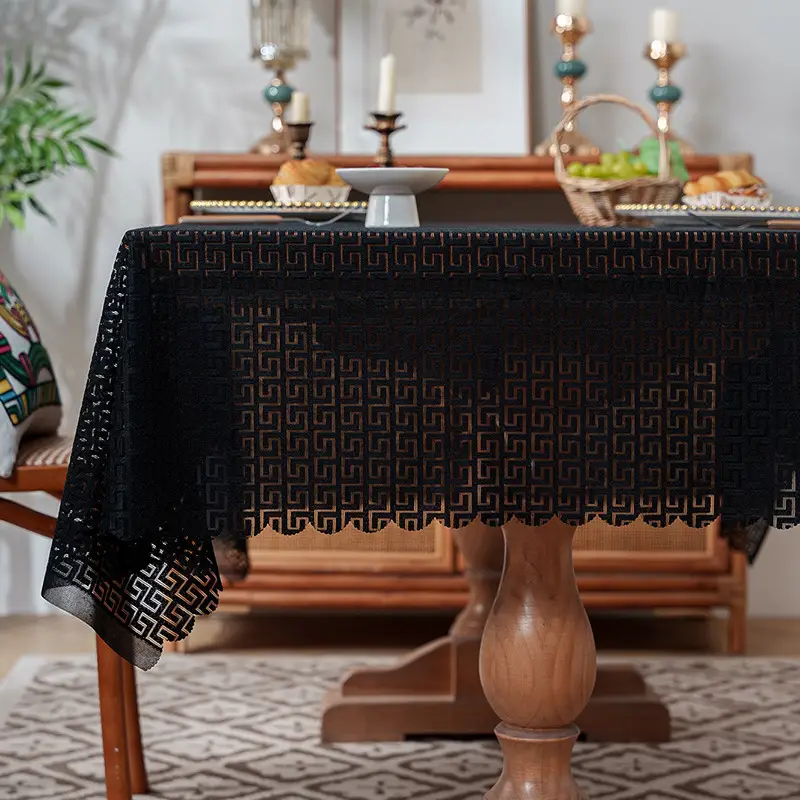 Lace Cloth Washing Machine Tv Refrigerator Microwave Oven Bedside Cover Dust Cover Multi-Purpose Square Towel Cover