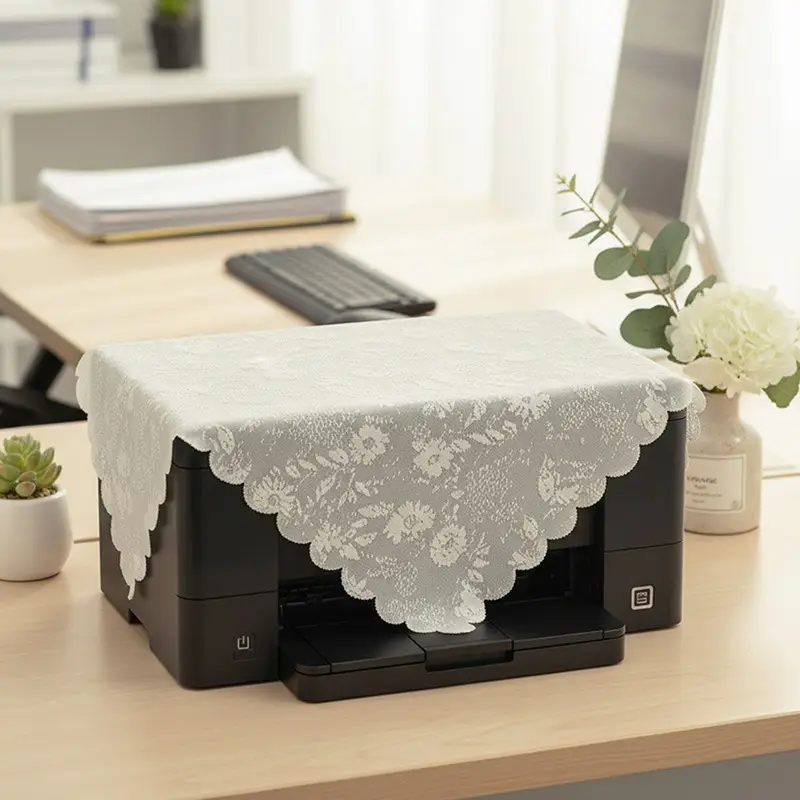 Lace Cloth Washing Machine Tv Refrigerator Microwave Oven Bedside Cover Dust Cover Multi-Purpose Square Towel Cover