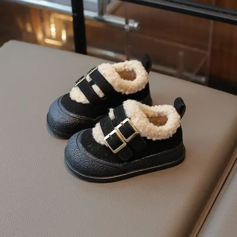 Baby Fleece Lined Winter Boots for Girls Boys