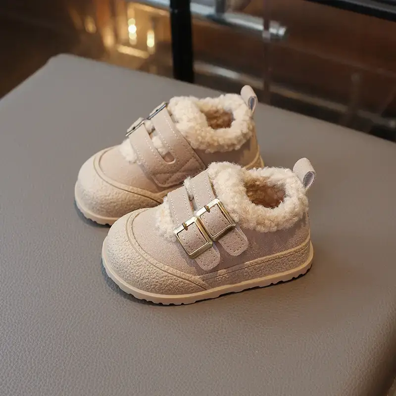 Baby Fleece Lined Winter Boots for Girls Boys