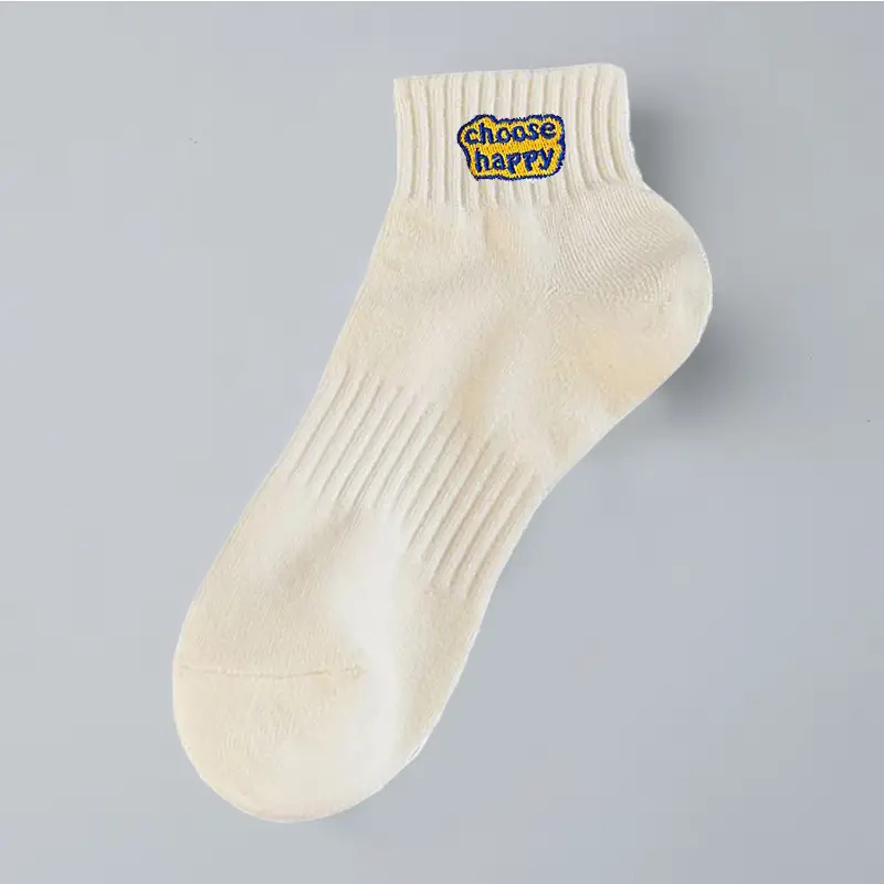 7A Antibacterial Socks for Men and Women, Black and White Mid-Calf Socks for All Seasons, Pure Color Sports Socks, Sweat-Absorbent, Deodorant, Versatile and Trendyy Mid-Calf Socks