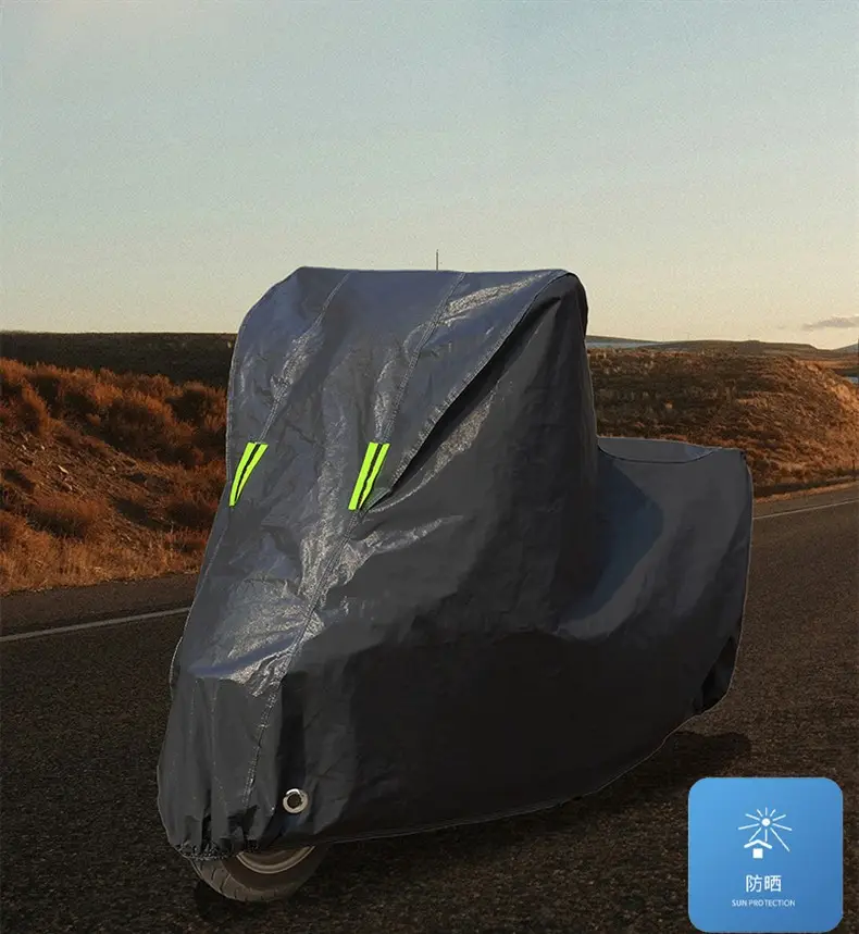 Rainproof Sunproof Motorcycle Cover Universal Blue β feature 10