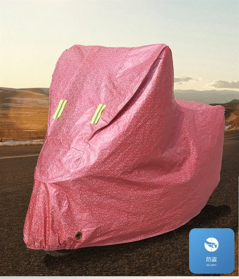Rainproof Sunproof Motorcycle Cover Universal Blue β feature 15