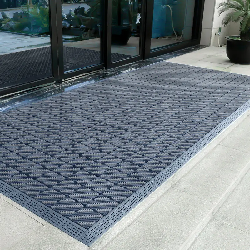 Outdoor Non-Slip Entrance Mat Waterproof Carpet Home Decor - Image 9