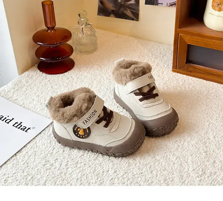 Baby Velvet Winter Sneakers Warm Soft Soles — feature 10