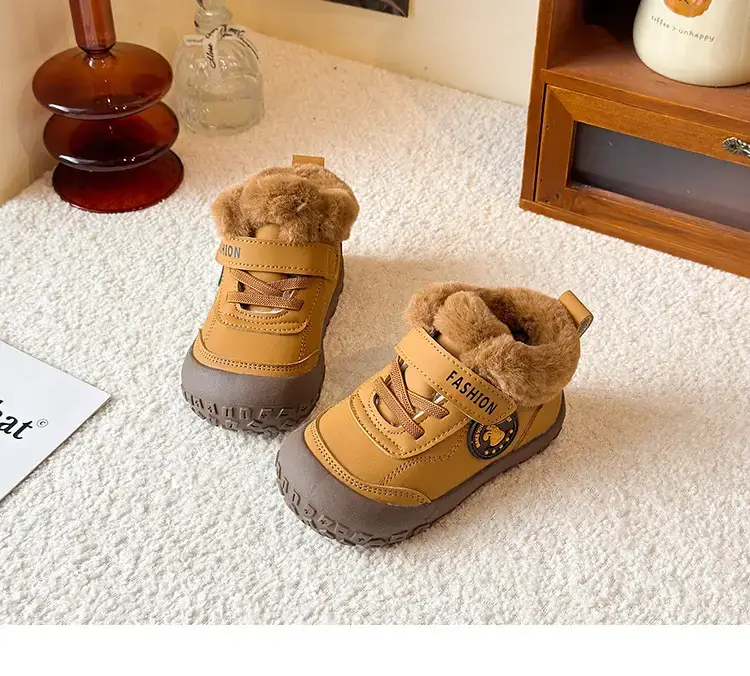 Baby Velvet Winter Sneakers Warm Soft Soles — feature 16