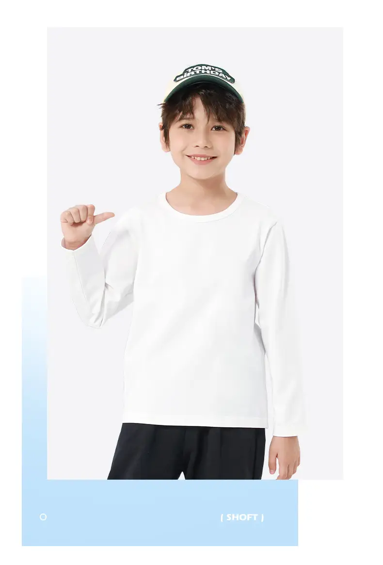 Pure Cotton Long Sleeve T-Shirt White Medium Large — feature 20