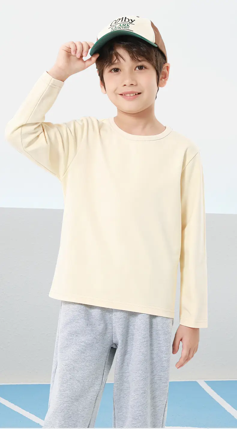 Pure Cotton Long Sleeve T-Shirt White Medium Large — feature 3