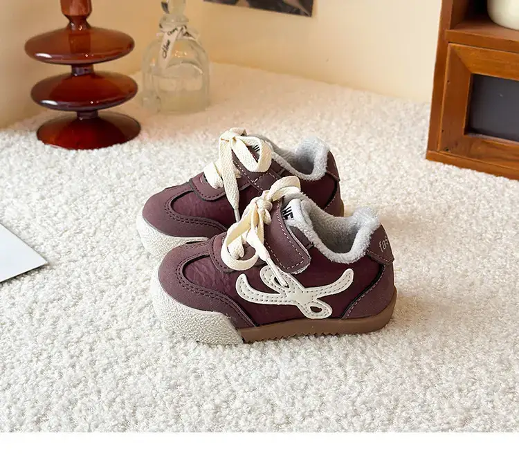 Winter Velvet Training Shoes for Kids 0-3Yr Warm Outer — feature 15