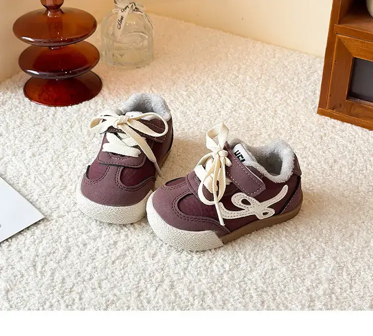 Winter Velvet Training Shoes for Kids 0-3Yr Warm Outer — feature 16