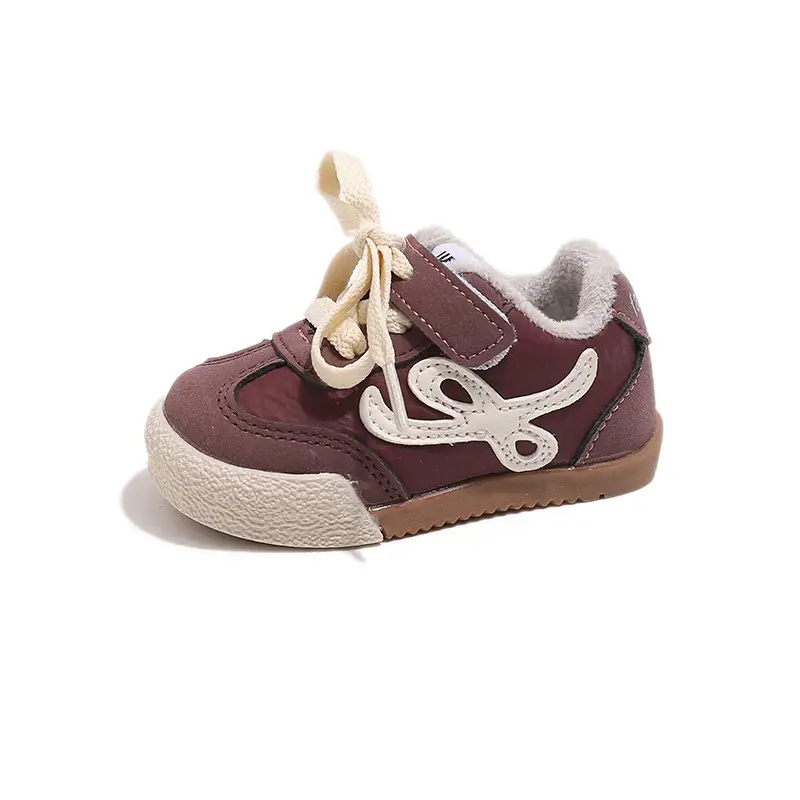 Winter New Velvet Moral Training Shoes for Boys and Girls Toddler Shoes 0 to 1-3 Years Old Baby Warm Outer Cotton Shoes - Image 7
