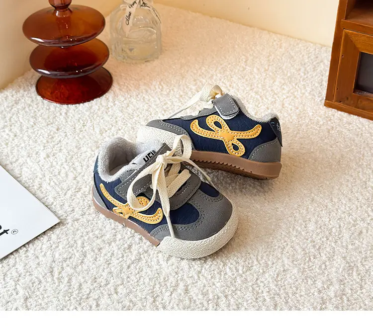 Winter New Velvet Moral Training Shoes for Boys and Girls Toddler Shoes 0 to 1-3 Years Old Baby Warm Outer Cotton Shoes — feature 10
