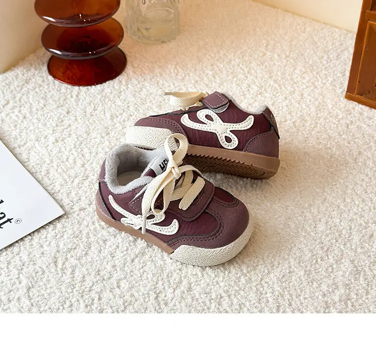 Winter New Velvet Moral Training Shoes for Boys and Girls Toddler Shoes 0 to 1-3 Years Old Baby Warm Outer Cotton Shoes — feature 14