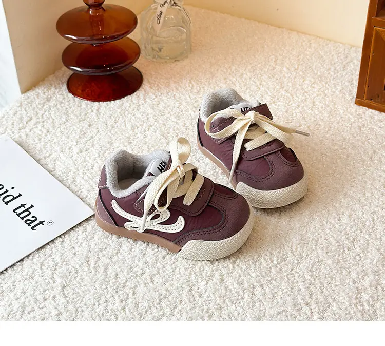 Winter New Velvet Moral Training Shoes for Boys and Girls Toddler Shoes 0 to 1-3 Years Old Baby Warm Outer Cotton Shoes — feature 17