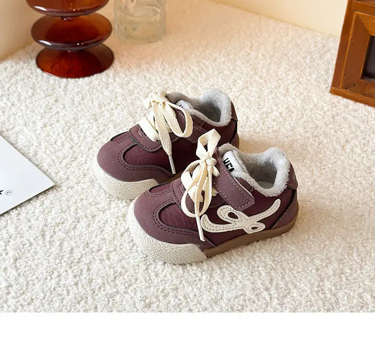 Winter New Velvet Moral Training Shoes for Boys and Girls Toddler Shoes 0 to 1-3 Years Old Baby Warm Outer Cotton Shoes — feature 18