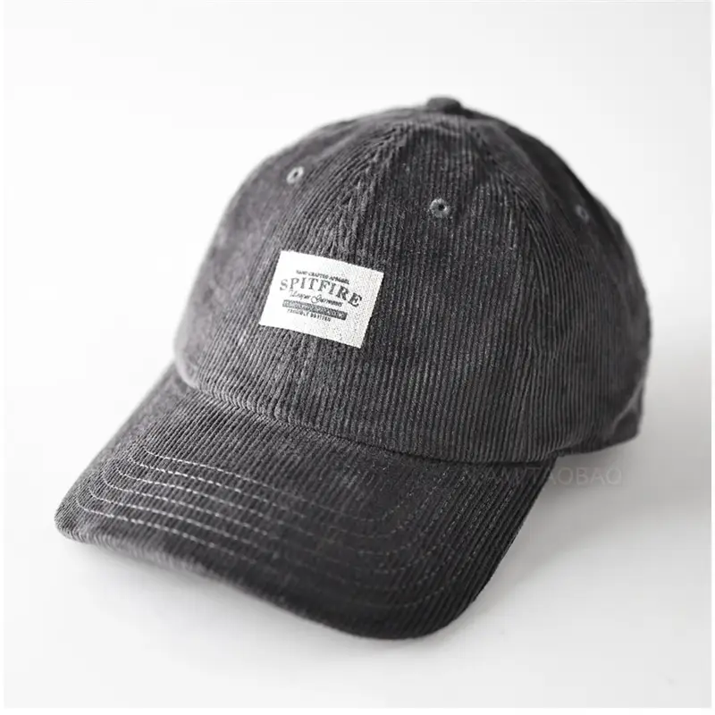 White Patch Letter Baseball Cap for Men Women