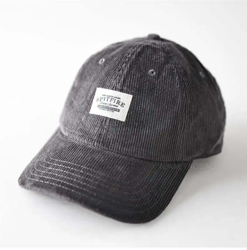 White Patch Letter Baseball Cap for Men Women — feature 1
