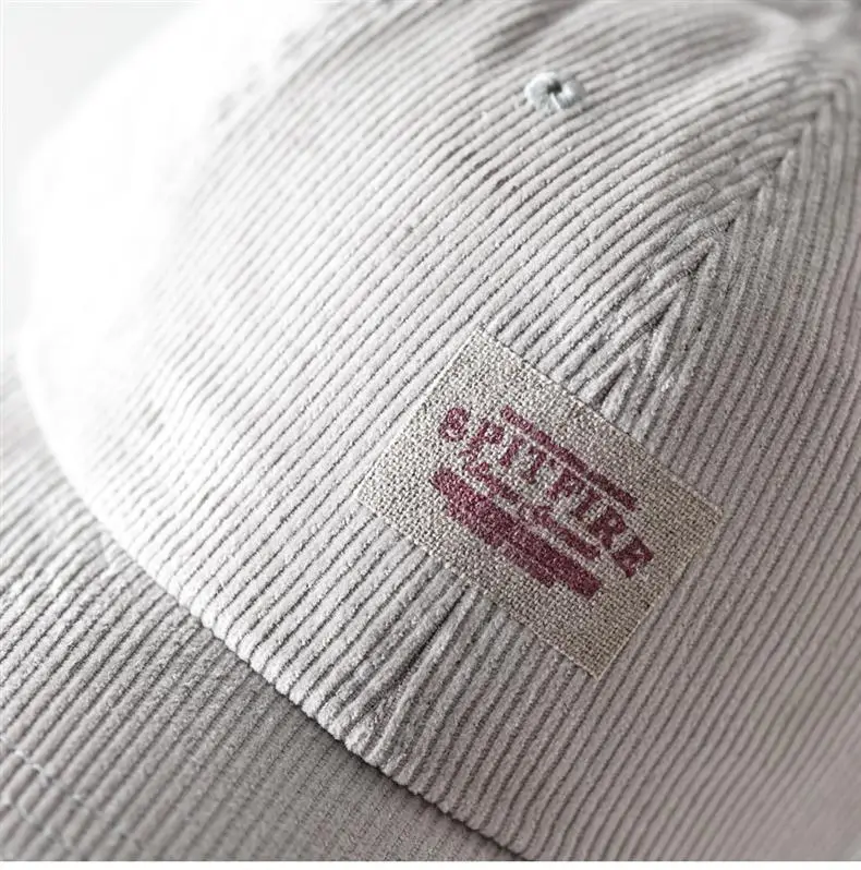White Patch Letter Baseball Cap for Men Women — feature 15