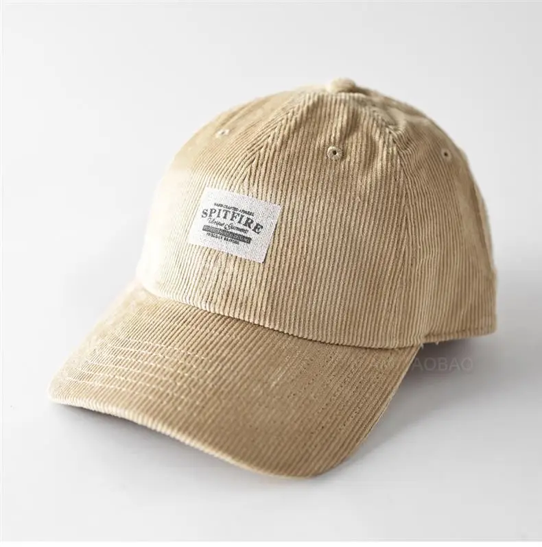 White Patch Letter Baseball Cap for Men Women — feature 3