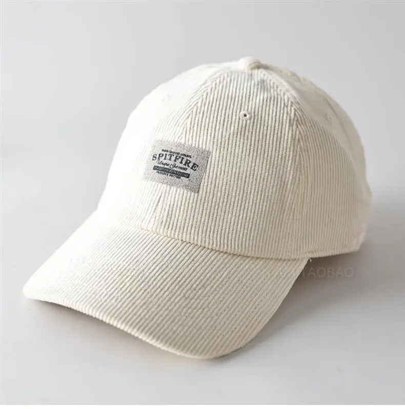 White Patch Letter Baseball Cap for Men Women — feature 9