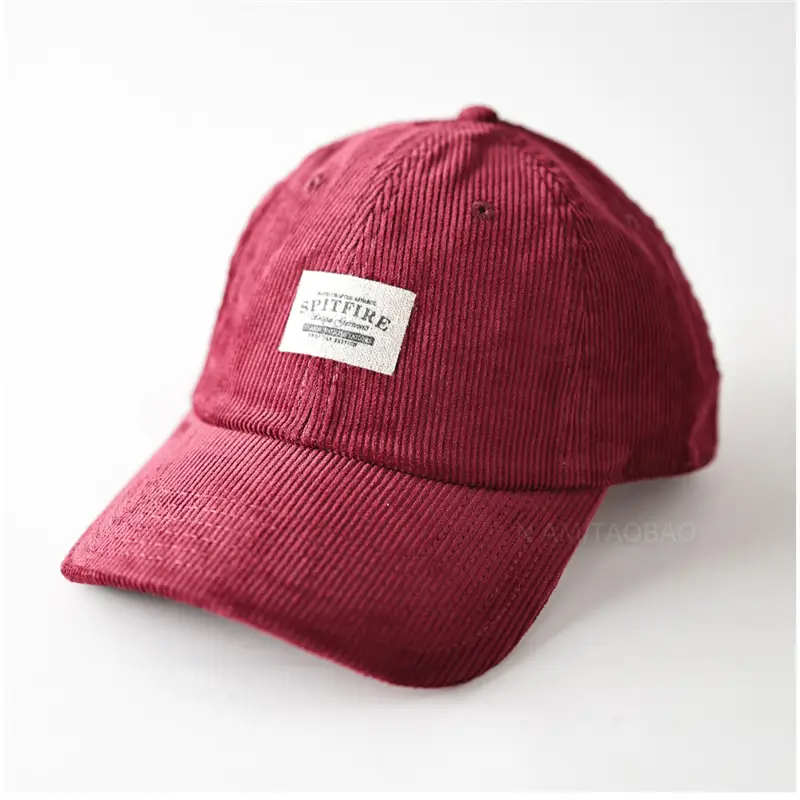 White Patch Letter Baseball Cap for Men Women