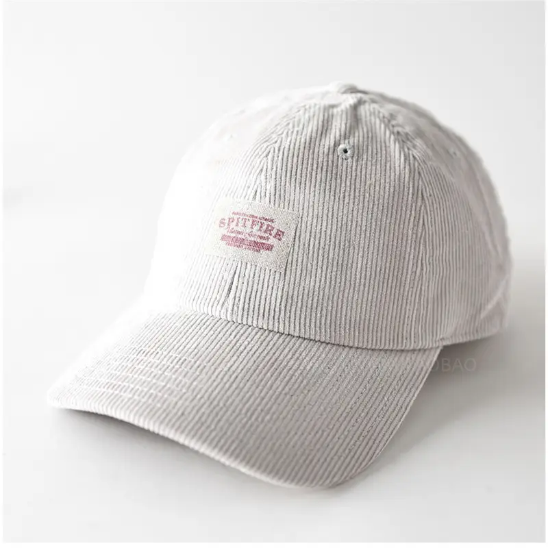 White Patch Letter Baseball Cap for Men Women