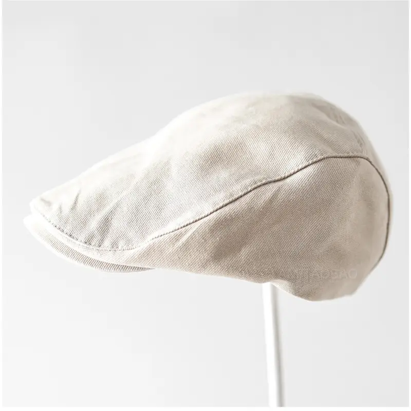 Men Adjustable Sun Hat Beige Baseball Cap - Image 6