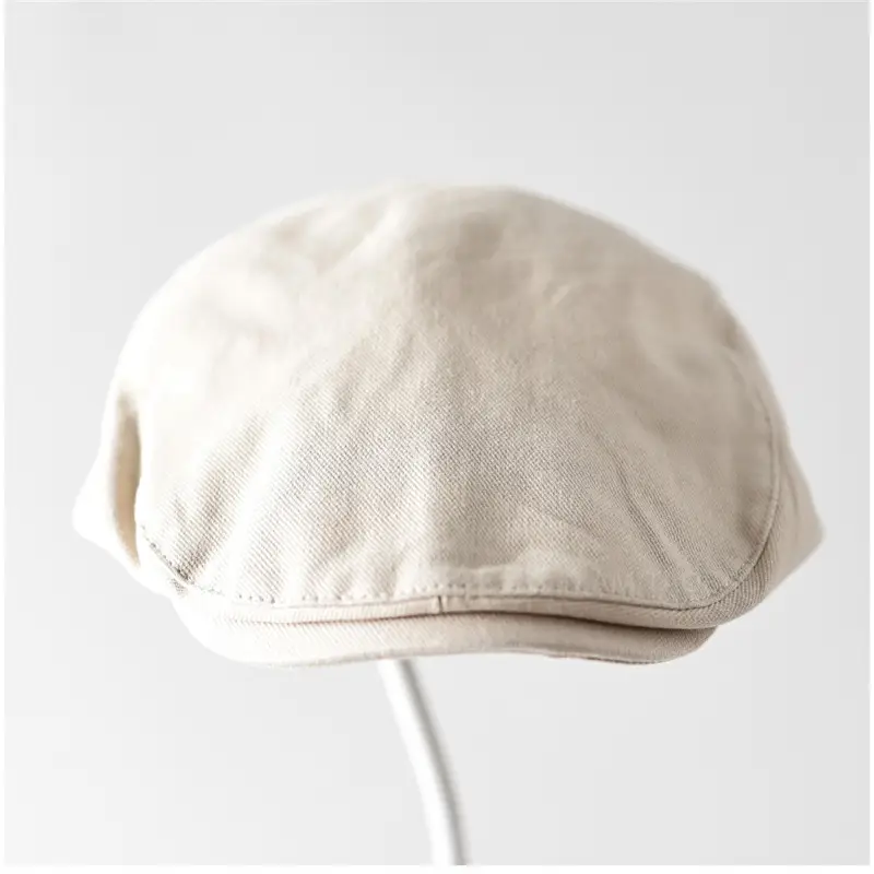 Men Adjustable Sun Hat Beige Baseball Cap - Image 7