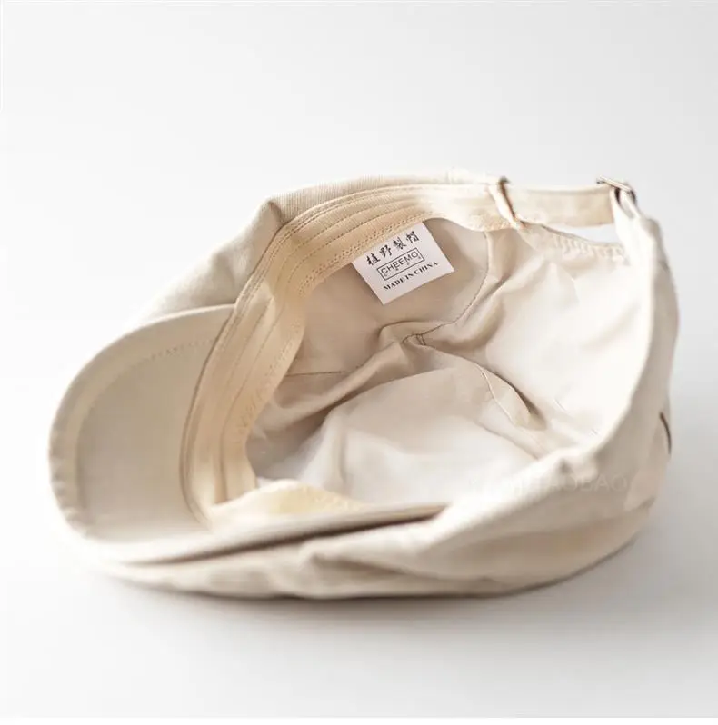 Men Adjustable Sun Hat Beige Baseball Cap — feature 8