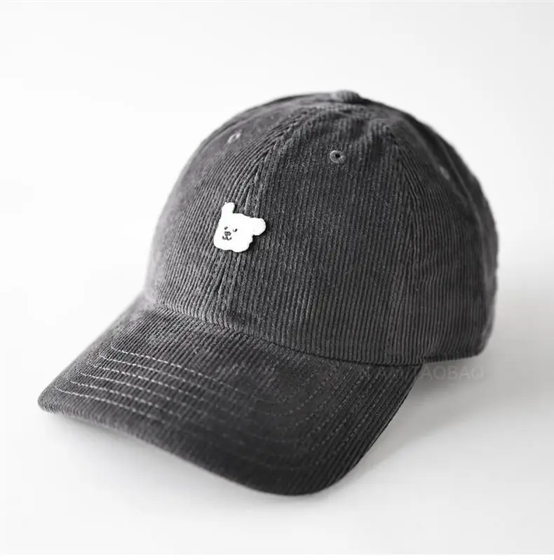 Red Cartoon Paw Button Cap for Kids — feature 3