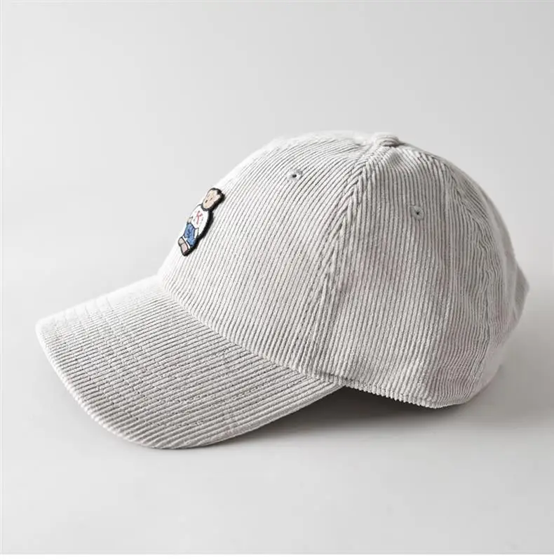 Men Maroon Cartoon Bear Cap Baseball Sunshade — feature 8
