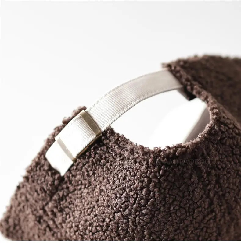 Men's Black Embroidered Sherpa Baseball Cap — feature 11