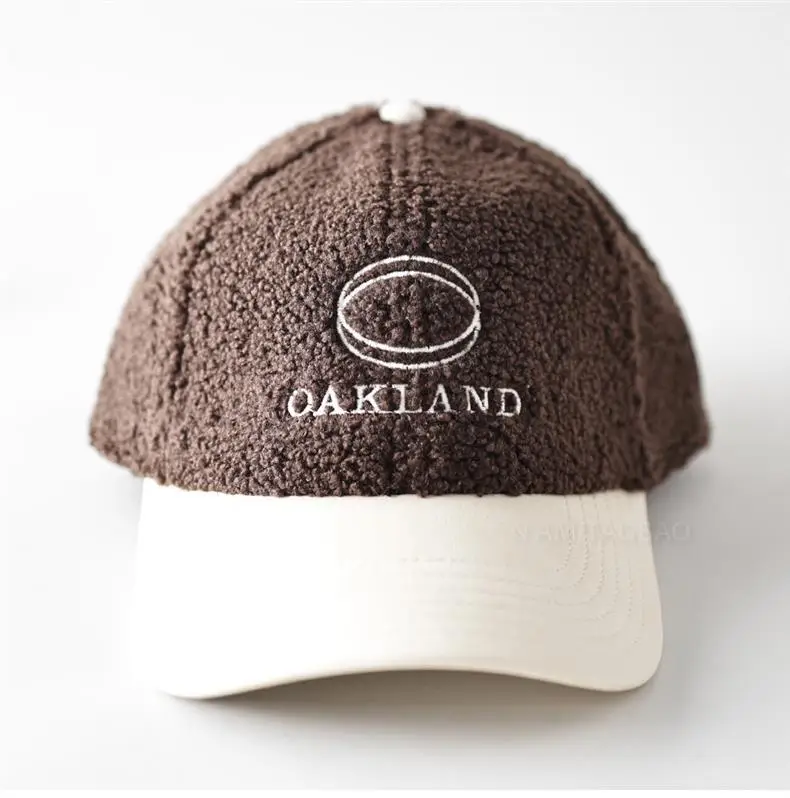 Men's Black Embroidered Sherpa Baseball Cap — feature 12