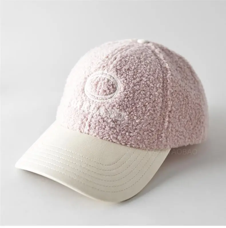 Men's Black Embroidered Sherpa Baseball Cap — feature 4