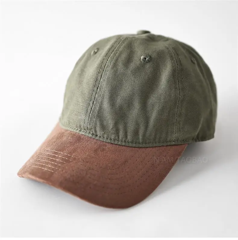 Retro Brown Baseball Cap for Men Women — feature 1