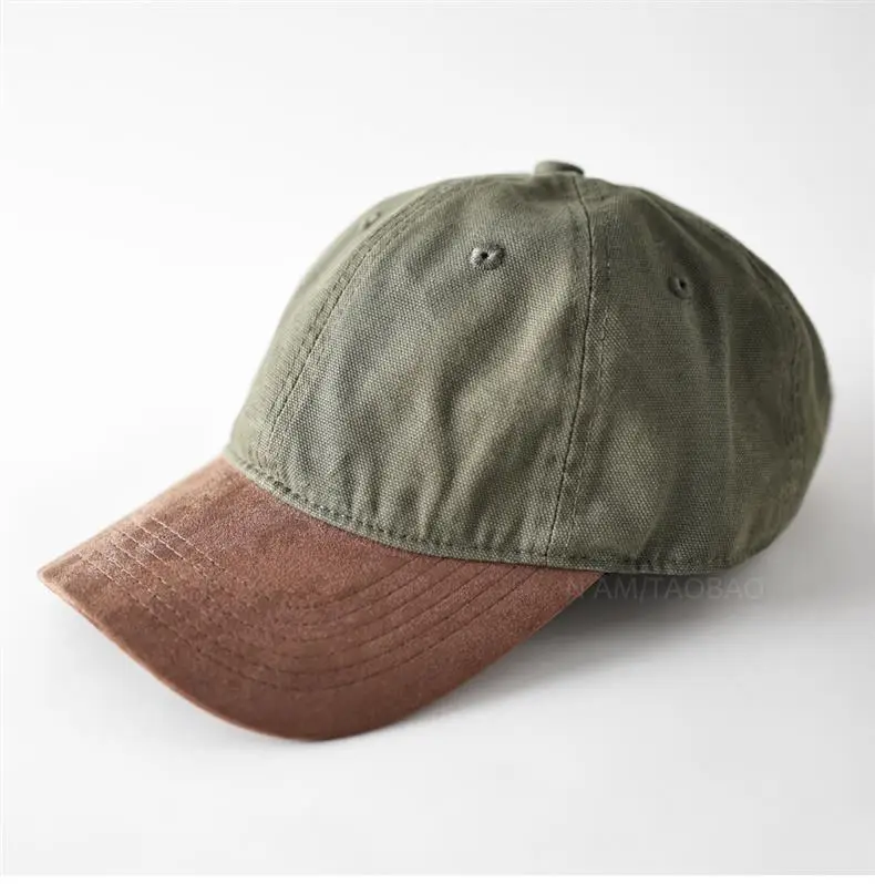 Retro Brown Baseball Cap for Men Women — feature 3