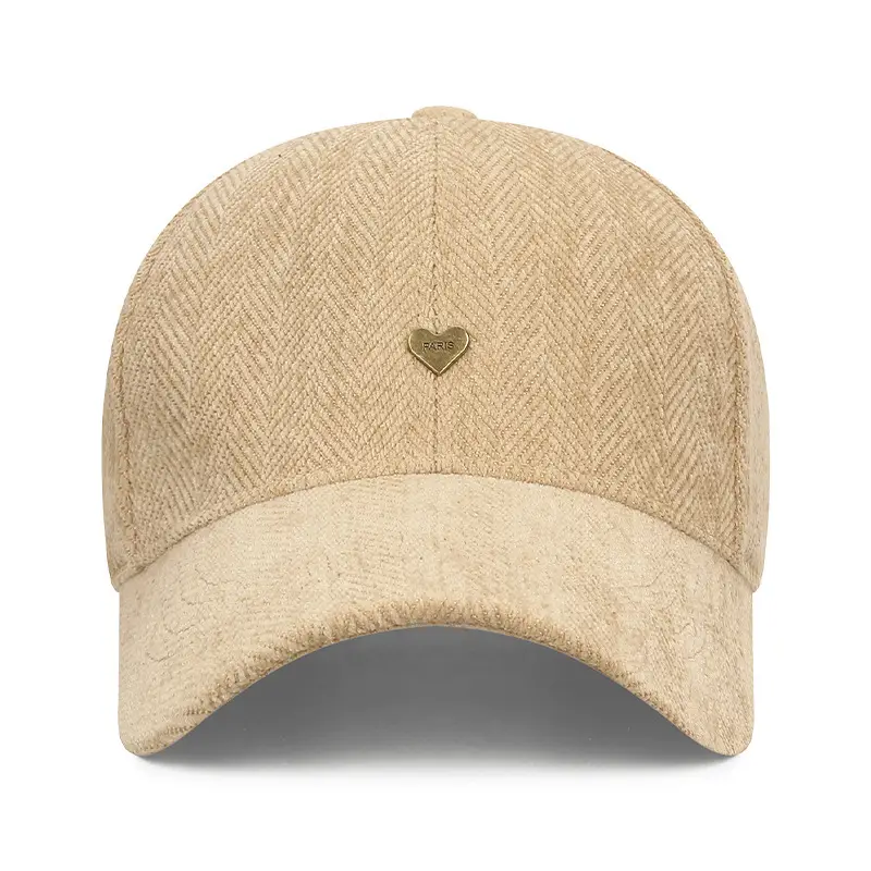 Women's Straw Baseball Cap Sunshade Hat Beige - Image 8