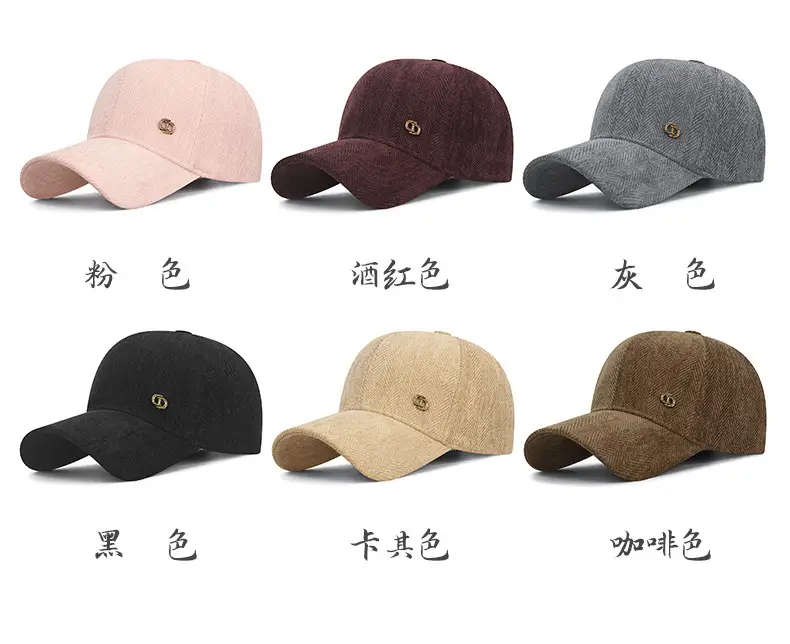 Men Wool Beige Cap Winter 2025 with Logo — feature 2