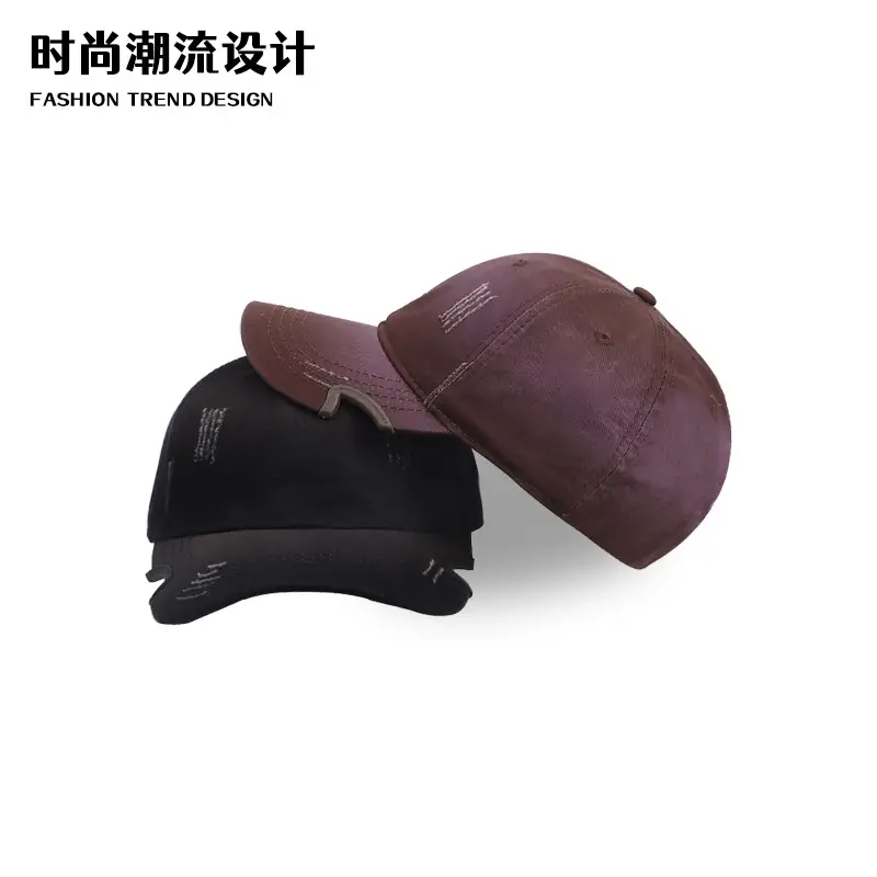 Korean Style Baseball Cap Retro Japanese Versatile English Small Leather Label Hat Versatile Casual Soft Top Duckbill Cap - Image 4