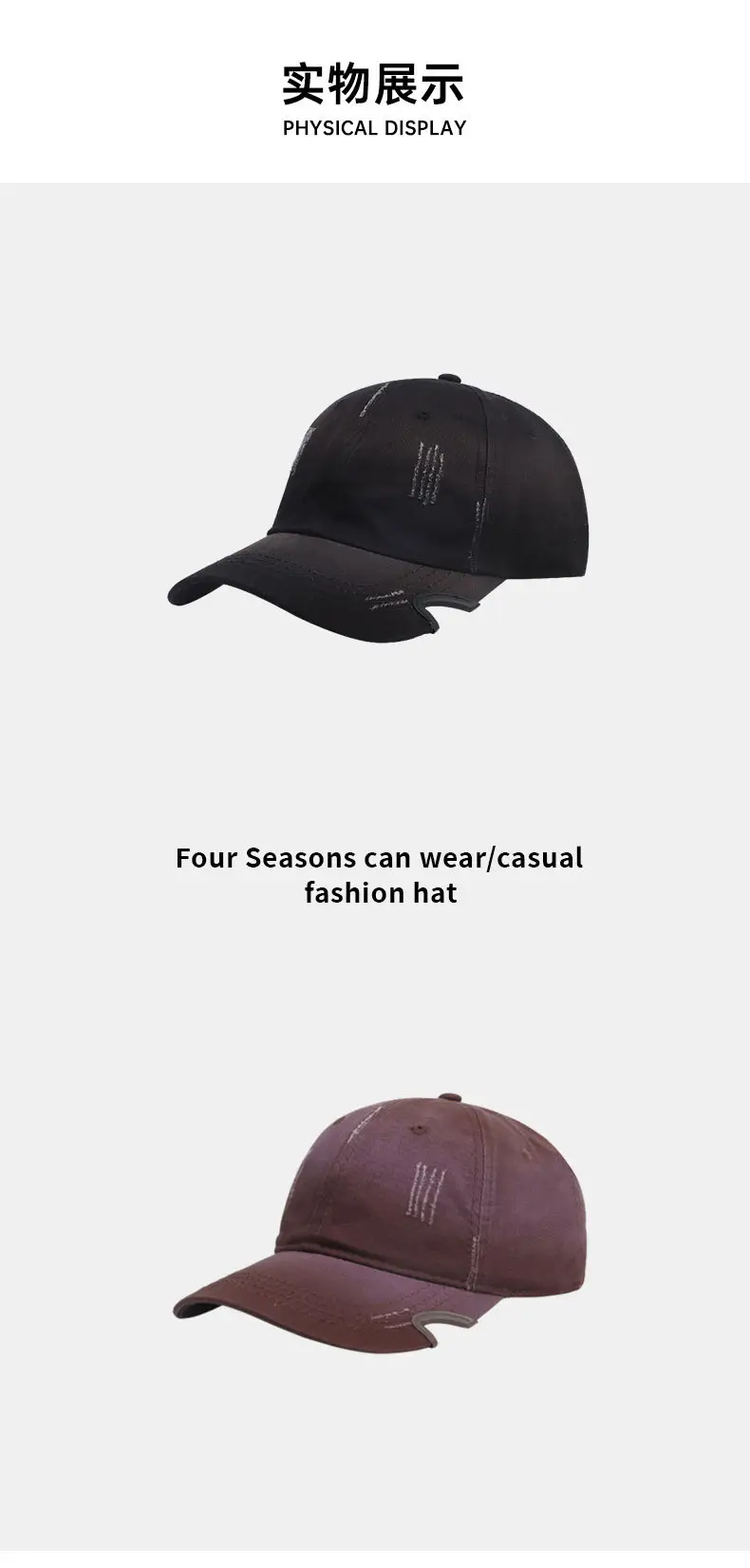 Korean Style Baseball Cap Retro Japanese Versatile English Small Leather Label Hat Versatile Casual Soft Top Duckbill Cap — feature 9