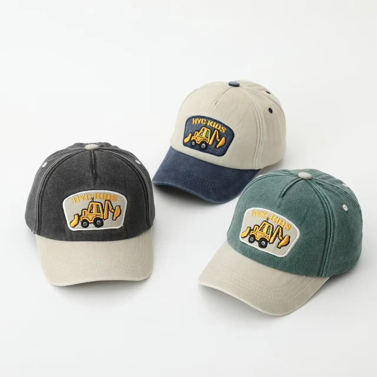 Kids Truck Cap Blue Red Sun Protection — feature 4