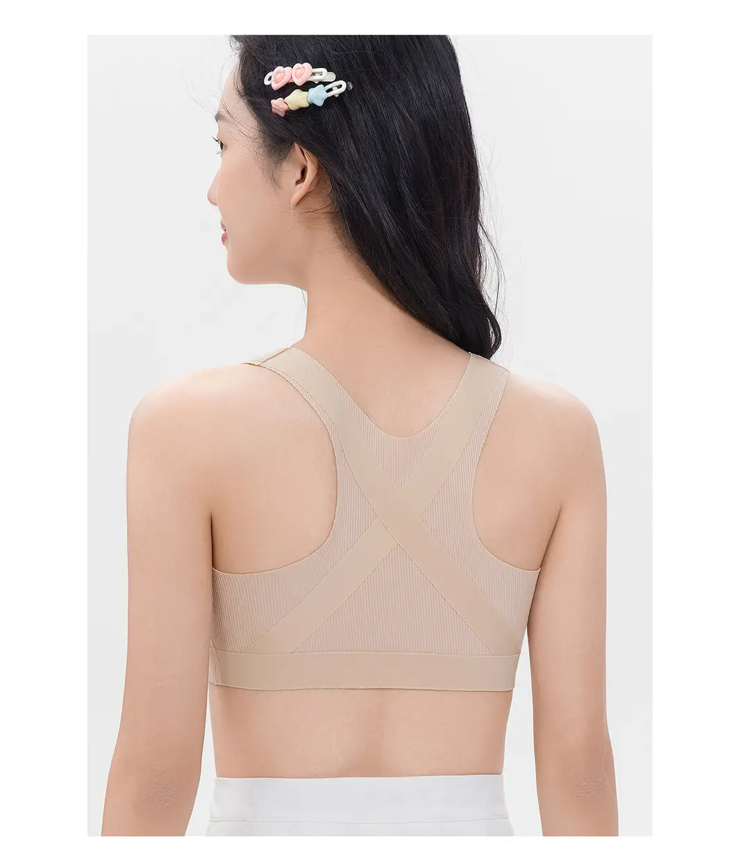 Recommended by Institutions: Posture Correction, Anti-Hunchback, Anti-Sagging, Shock-Proof, Anti-Run, Cross-Lifting Development Period Bra, Anti-Bump Bra for Girls — feature 22