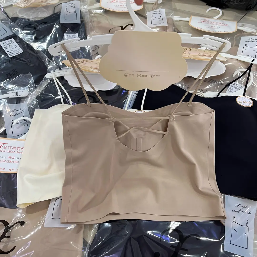 Liquid Foundation Invisible Short Strap Thin Strap Backless Seamless Fixed Cup Push-Up Tube Top Anti-Exposure Beautiful Back Underwear Wholesale — feature 13
