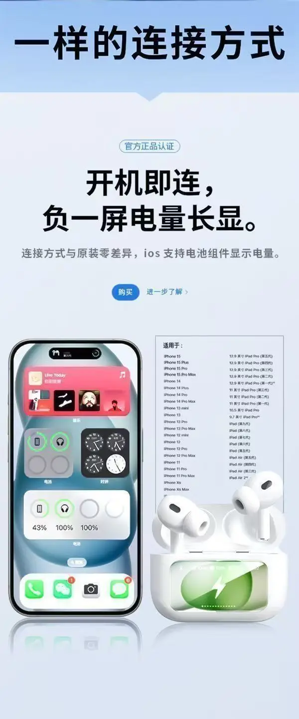 Huaqiangbei 2025 New Wireless Bluetooth Headset Anc Active Noise Reduction Smart Color Screen Suitable for Android and Apple — feature 9