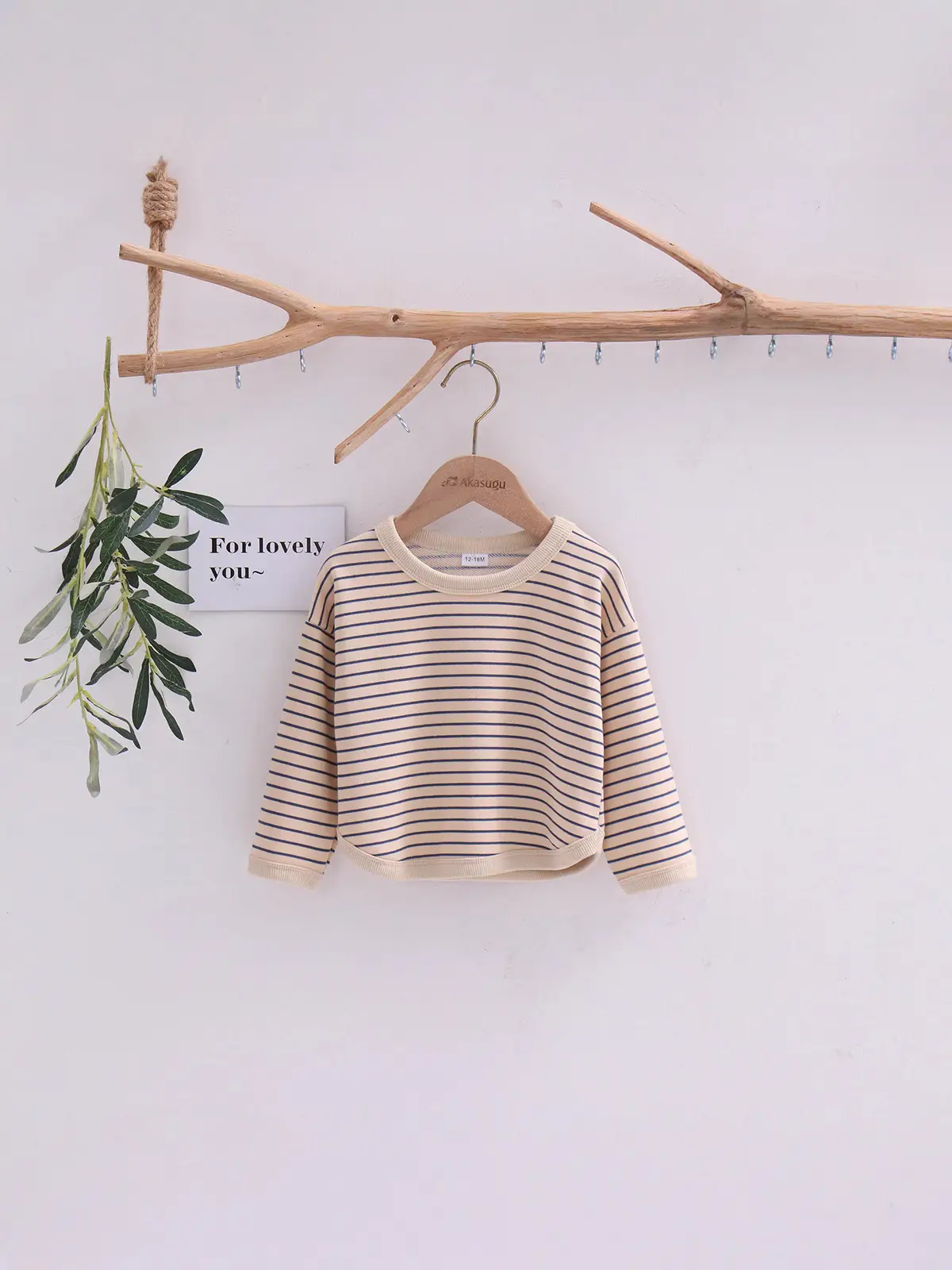 Striped Long Sleeve Boys T-Shirt 2026 - Image 11