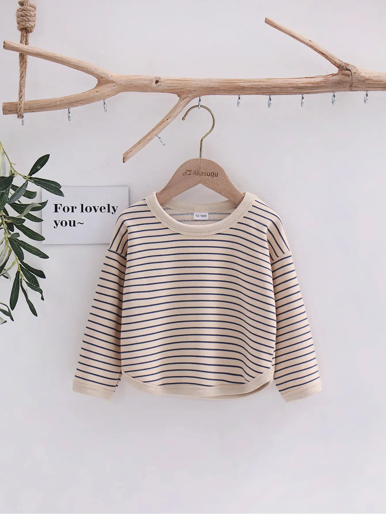 Striped Long Sleeve Boys T-Shirt 2026 - Image 5